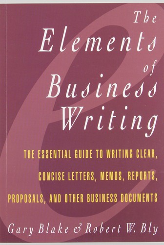 Elements business writing - of,