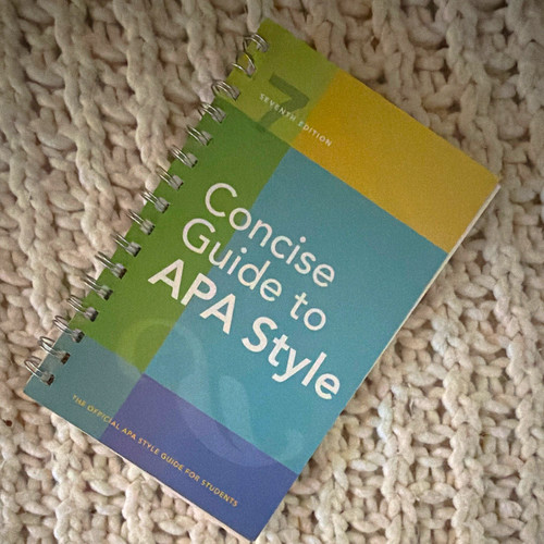 Concise guide apa style - apa, 7th