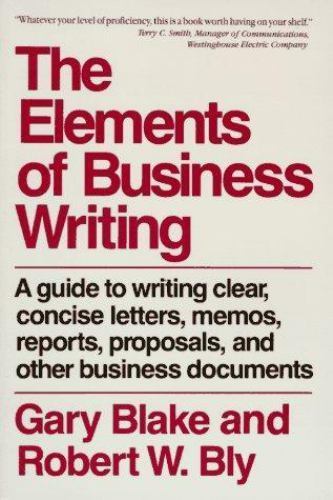 Elements business writing - elements,